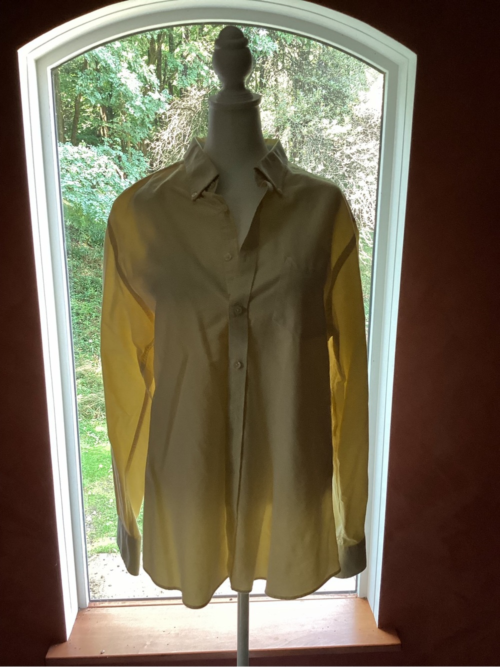 Charles Tyrwhitt Yellow Long-Sleeve Dress Shirt
